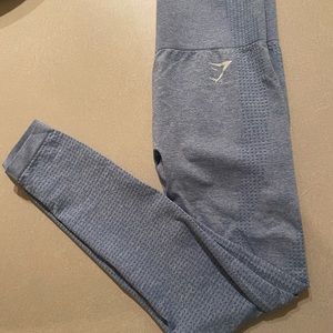 Blue Gymshark Seamless Leggings, Size small